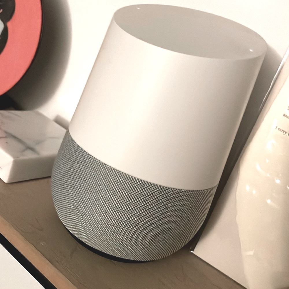 Grey Google Home Assistant